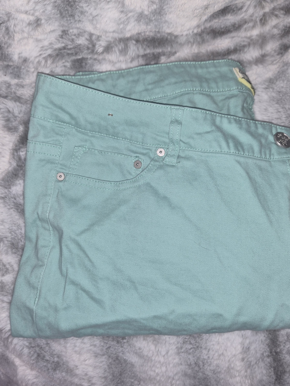 Indigo Rein skinny jeans, women’s size 20, in a pretty mint/aqua
